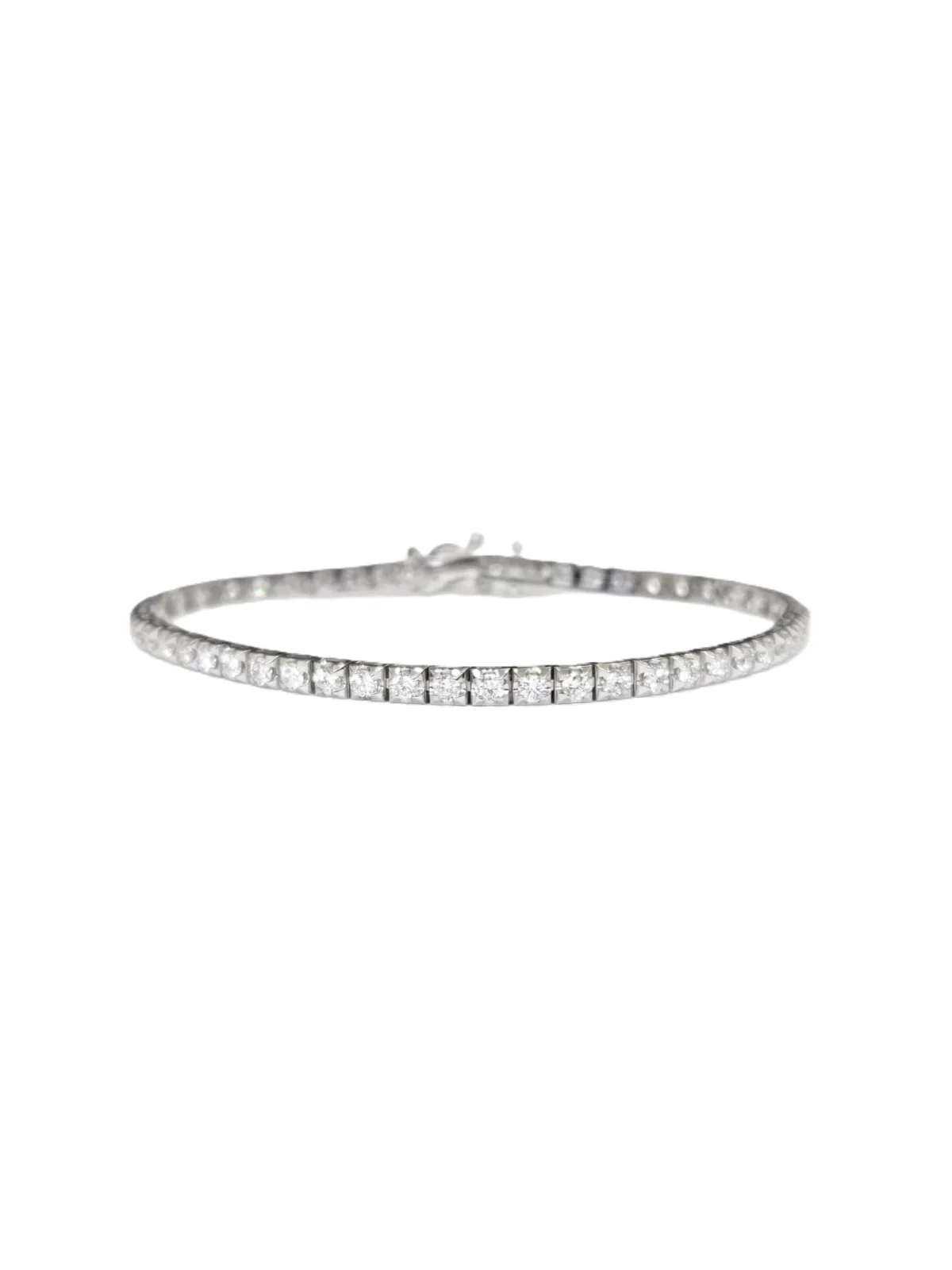 2.50ct Diamond 18K Gold Tennis Bracelet