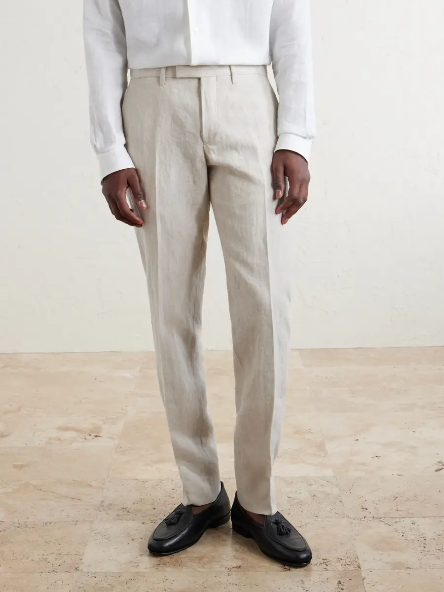 MR P. Phillip Slim-Fit Linen Suit Trousers - Men | Thumbnail 3 MR P. Phillip Slim-Fit Linen Suit Trousers - Men | Thumbnail 3