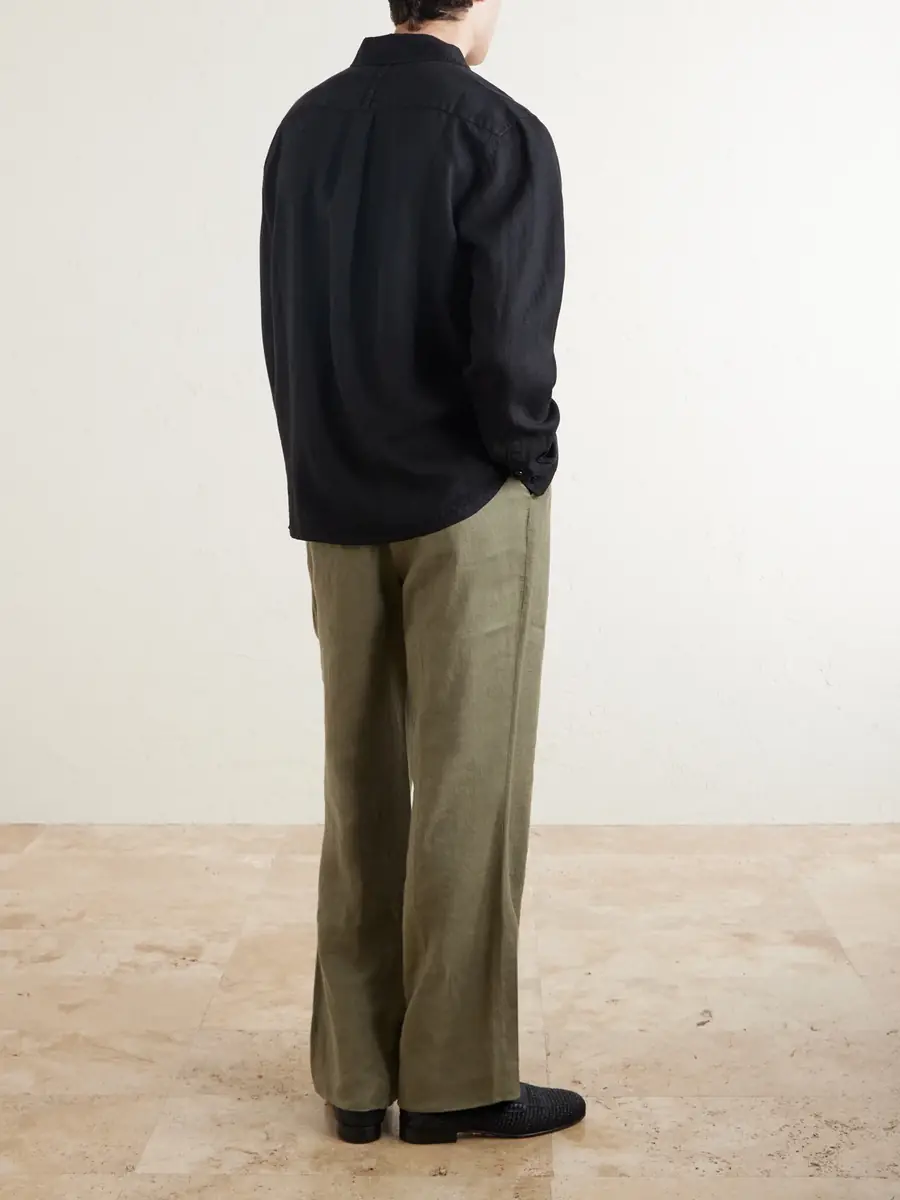 MR P. Garment-Dyed Linen Shirt - Men | Thumbnail 4 MR P. Garment-Dyed Linen Shirt - Men | Thumbnail 4