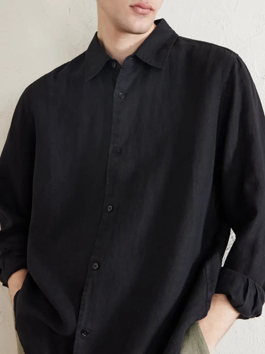 MR P. Garment-Dyed Linen Shirt - Men | Thumbnail 5 MR P. Garment-Dyed Linen Shirt - Men | Thumbnail 5