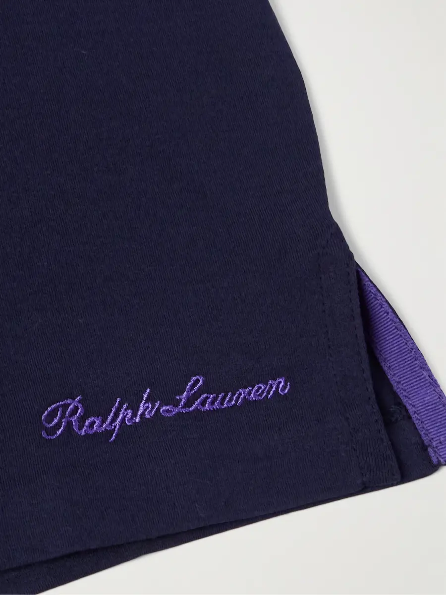 Ralph Lauren Purple Label Logo-Embroidered Cotton-Lisle T-Shirt - Men | Thumbnail 5 Ralph Lauren Purple Label Logo-Embroidered Cotton-Lisle T-Shirt - Men | Thumbnail 5