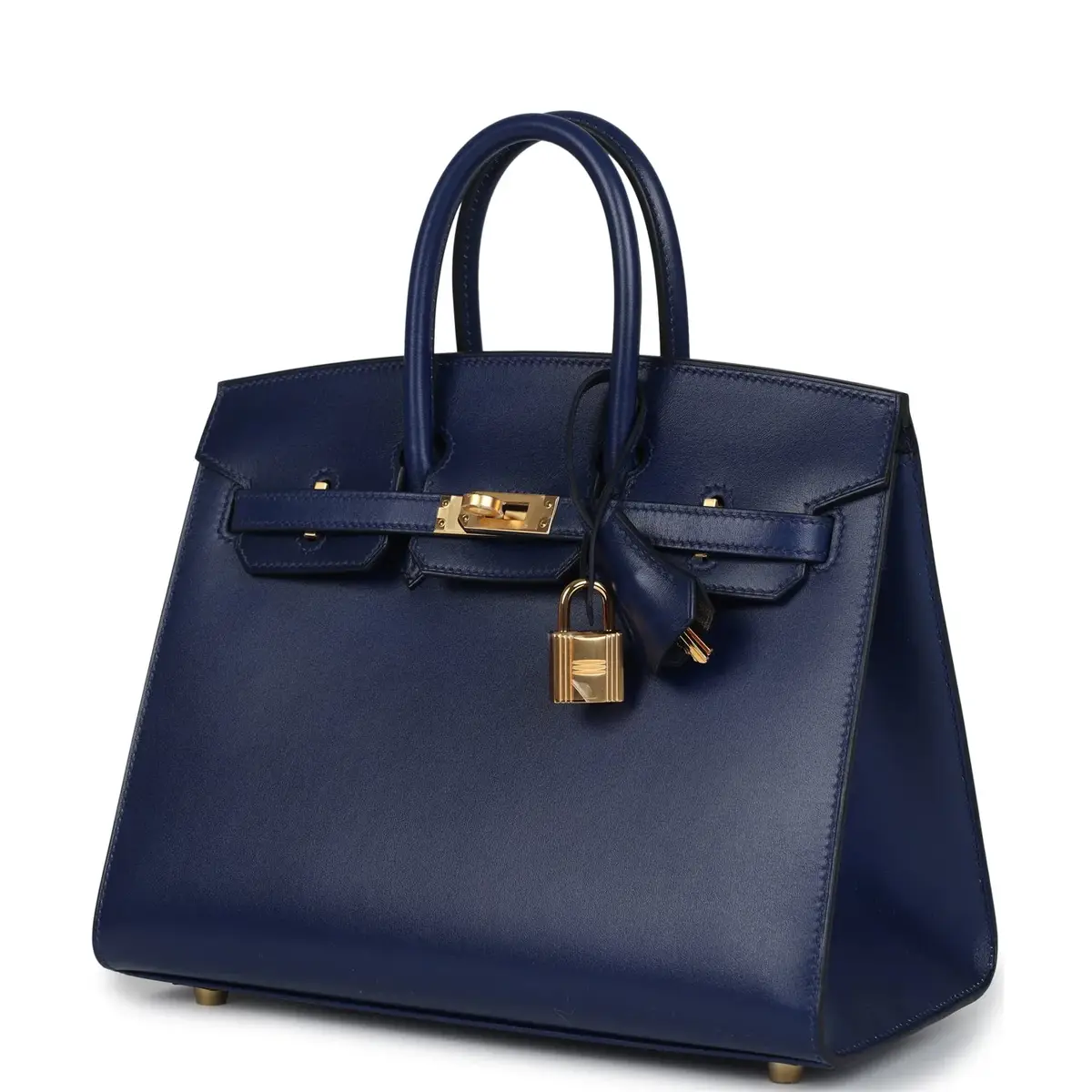 HERMÈS Hermes Birkin Sellier 25 Bleu Saphir Box Gold Hardware | Thumbnail 5 HERMÈS Hermes Birkin Sellier 25 Bleu Saphir Box Gold Hardware | Thumbnail 5