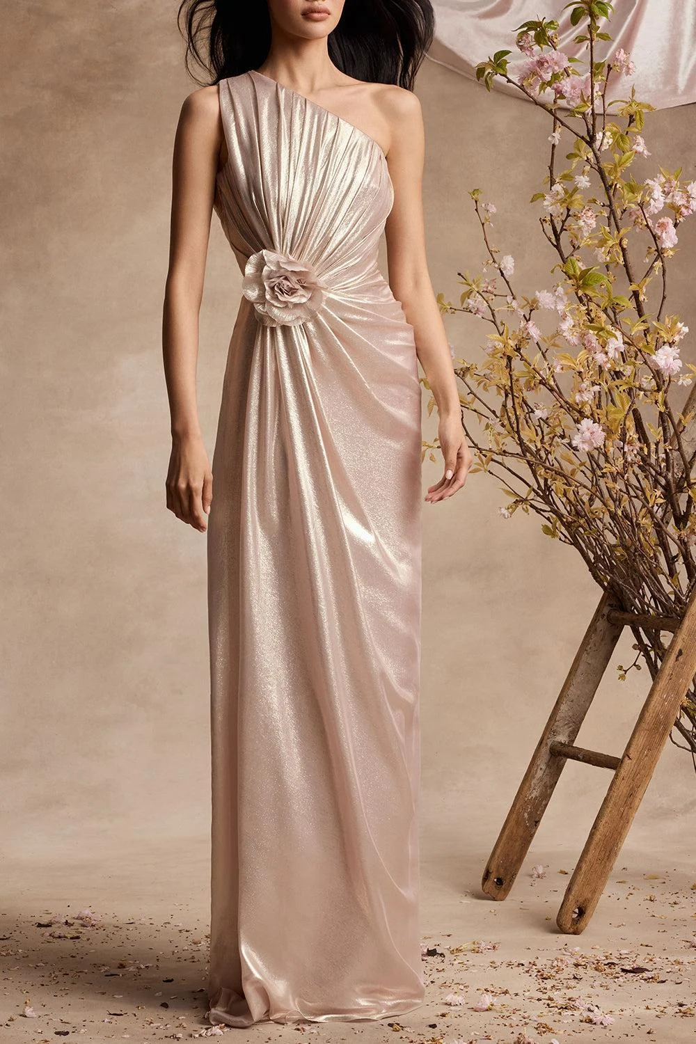 Sleeveless Drape Gown Sleeveless Drape Gown