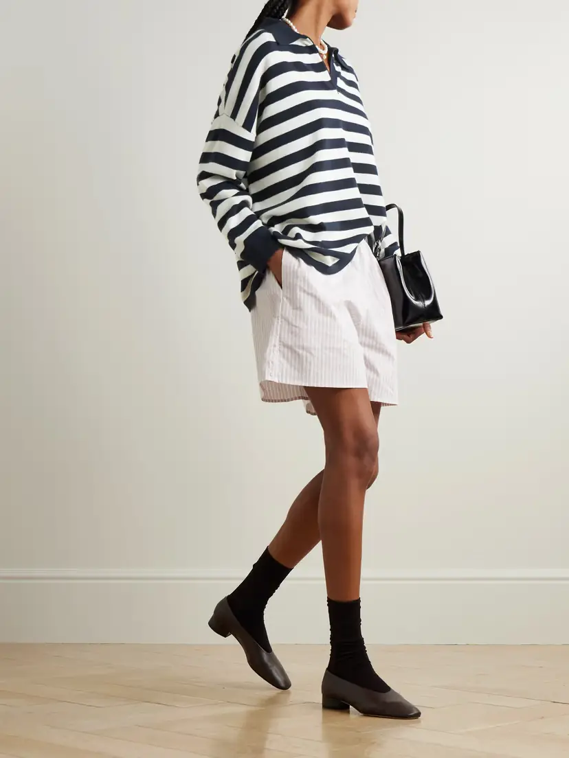 Arch4 Victoria Oversized Striped Cashmere Polo Sweater | Thumbnail 2 Arch4 Victoria Oversized Striped Cashmere Polo Sweater | Thumbnail 2