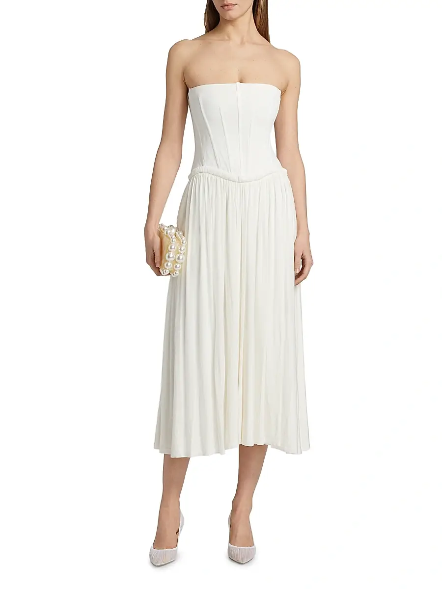 Simkhai Women's Adalys Bustier Dress | Thumbnail 3 Simkhai Women's Adalys Bustier Dress | Thumbnail 3