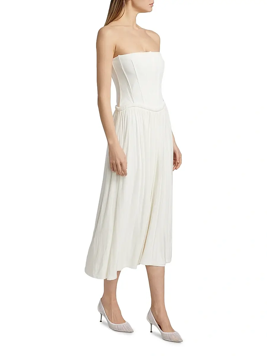 Simkhai Women's Adalys Bustier Dress | Thumbnail 4 Simkhai Women's Adalys Bustier Dress | Thumbnail 4