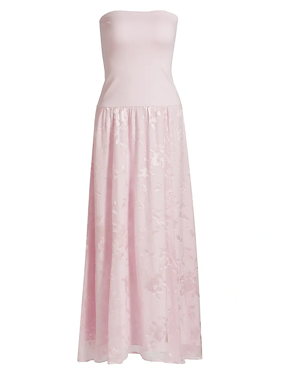Cami NYC Women's Bari Strapless Midi-Dress - Dogwood | Image 1 Cami NYC Women's Bari Strapless Midi-Dress - Dogwood | Image 1
