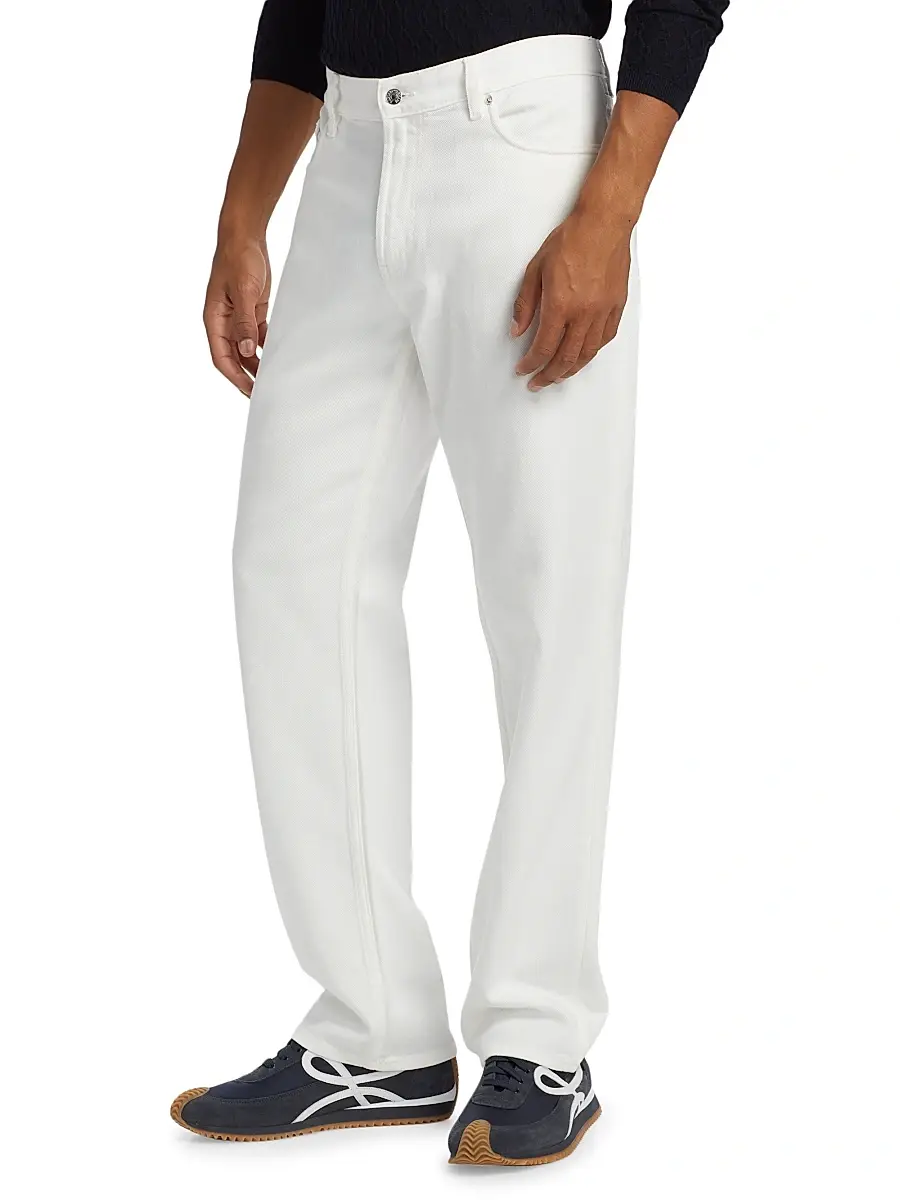 Emporio Armani Men's Five-Pocket Straight-Leg Pants | Thumbnail 4 Emporio Armani Men's Five-Pocket Straight-Leg Pants | Thumbnail 4
