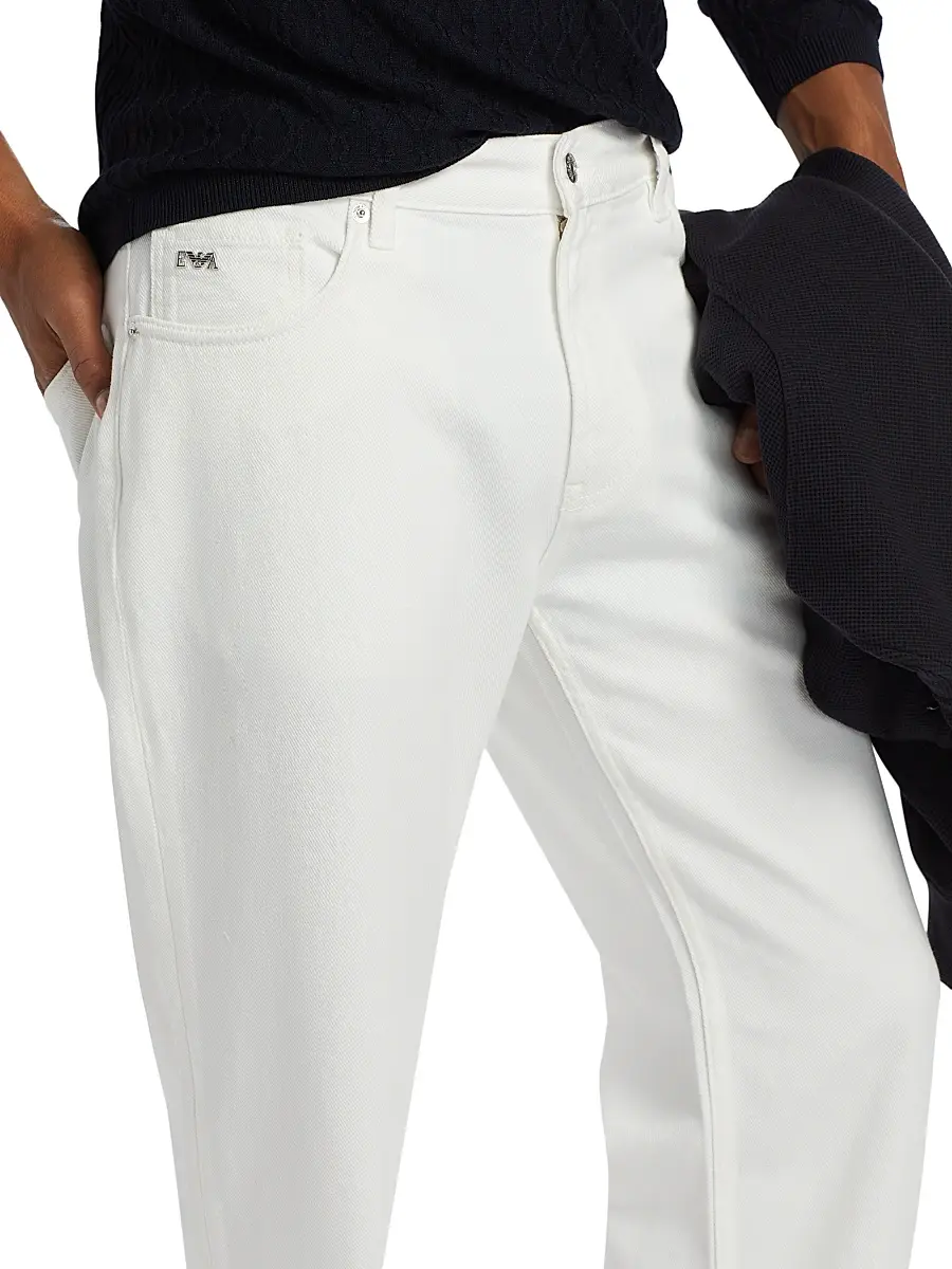 Emporio Armani Men's Five-Pocket Straight-Leg Pants | Thumbnail 6 Emporio Armani Men's Five-Pocket Straight-Leg Pants | Thumbnail 6