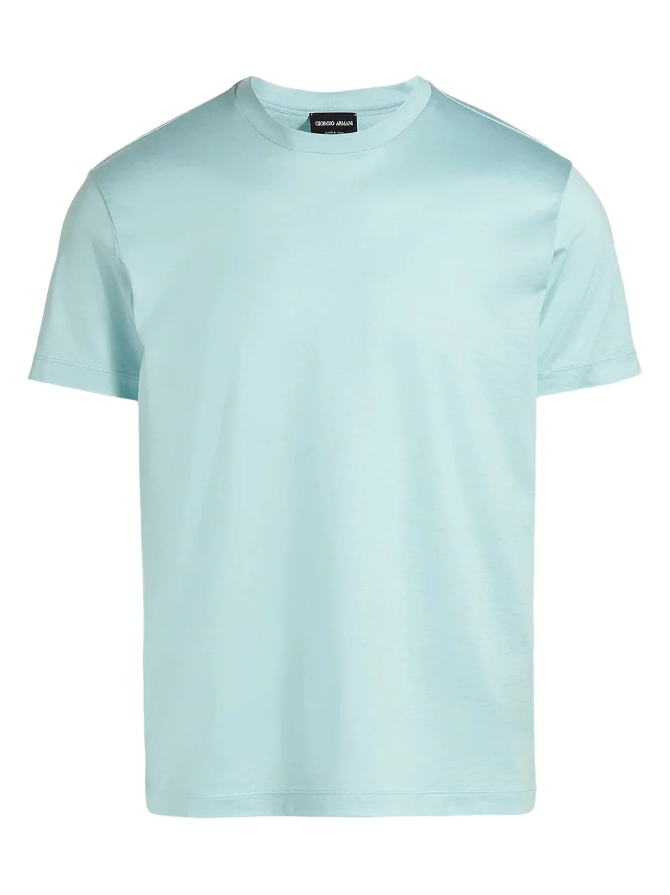 Men's Lux Jersey Silk-Cotton T-Shirt Men's Lux Jersey Silk-Cotton T-Shirt