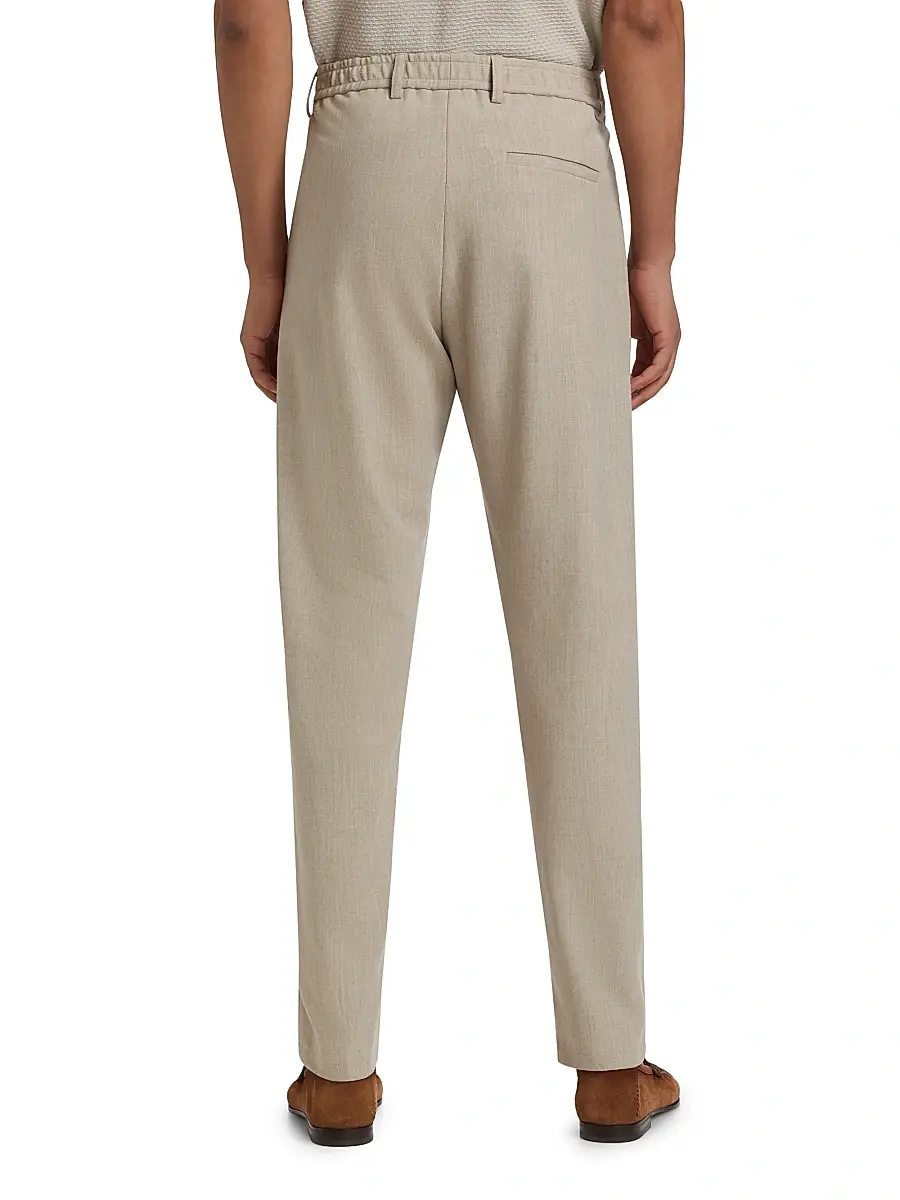 Emporio Armani Men's Stretch Gabardine Pants | Thumbnail 5 Emporio Armani Men's Stretch Gabardine Pants | Thumbnail 5
