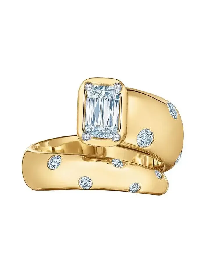 Cobblestone Diamond Wrap Ring Cobblestone Diamond Wrap Ring