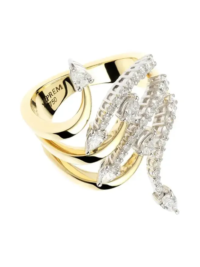 Golden Strada Stackable Ring