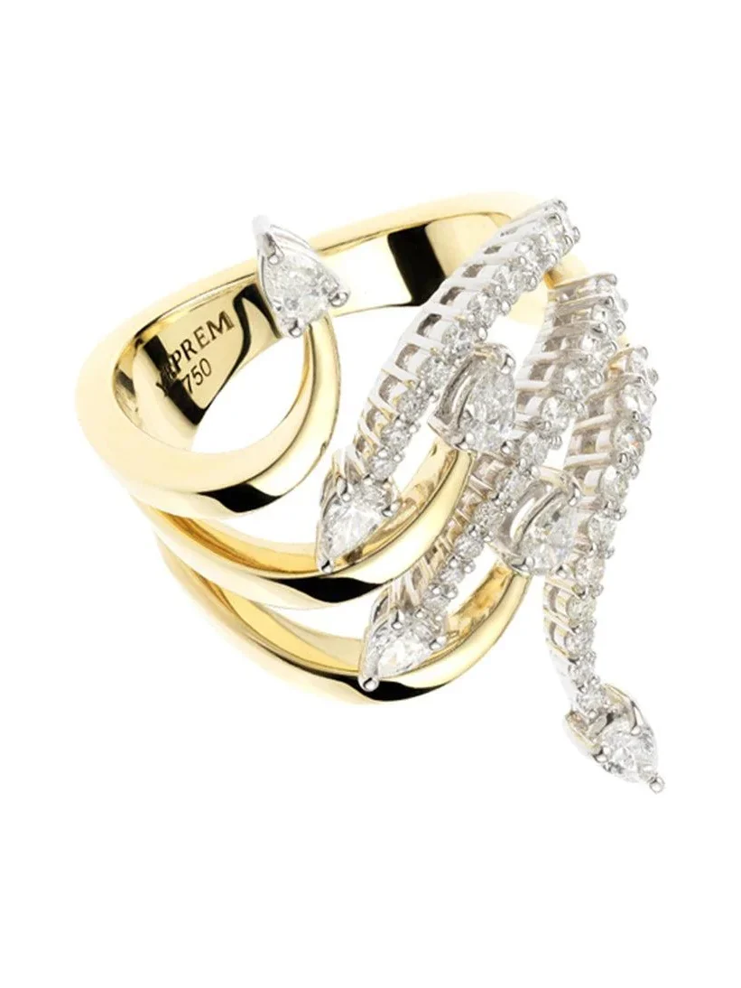 Golden Strada Stackable Ring