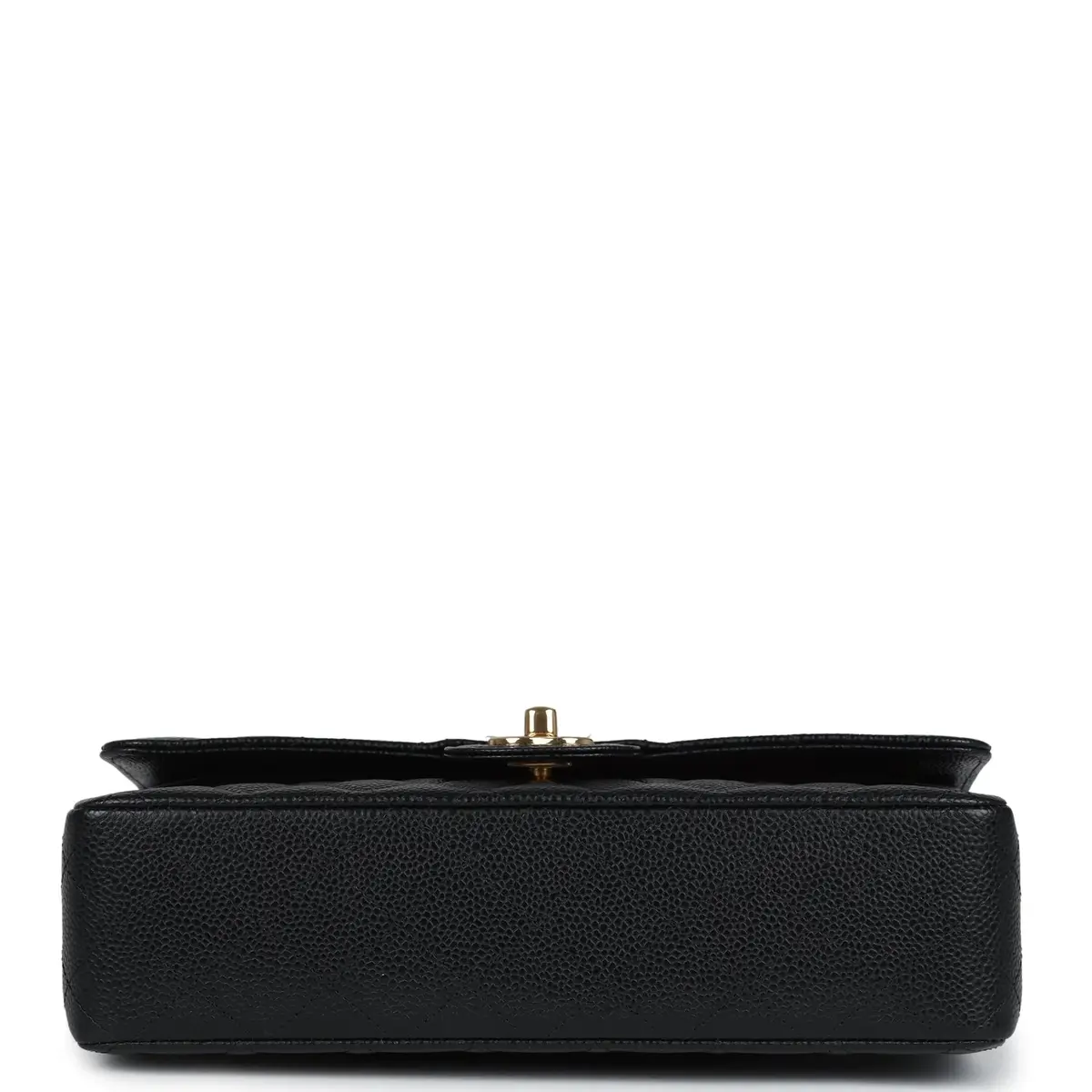 Chanel Chanel Medium Classic Double Flap Bag Black Caviar Gold Hardware | Thumbnail 6
