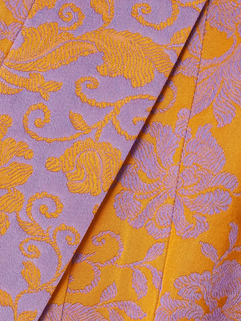 Dries Van Noten Wrap-effect Satin-jacquard Midi Skirt | Thumbnail 4 Dries Van Noten Wrap-effect Satin-jacquard Midi Skirt | Thumbnail 4