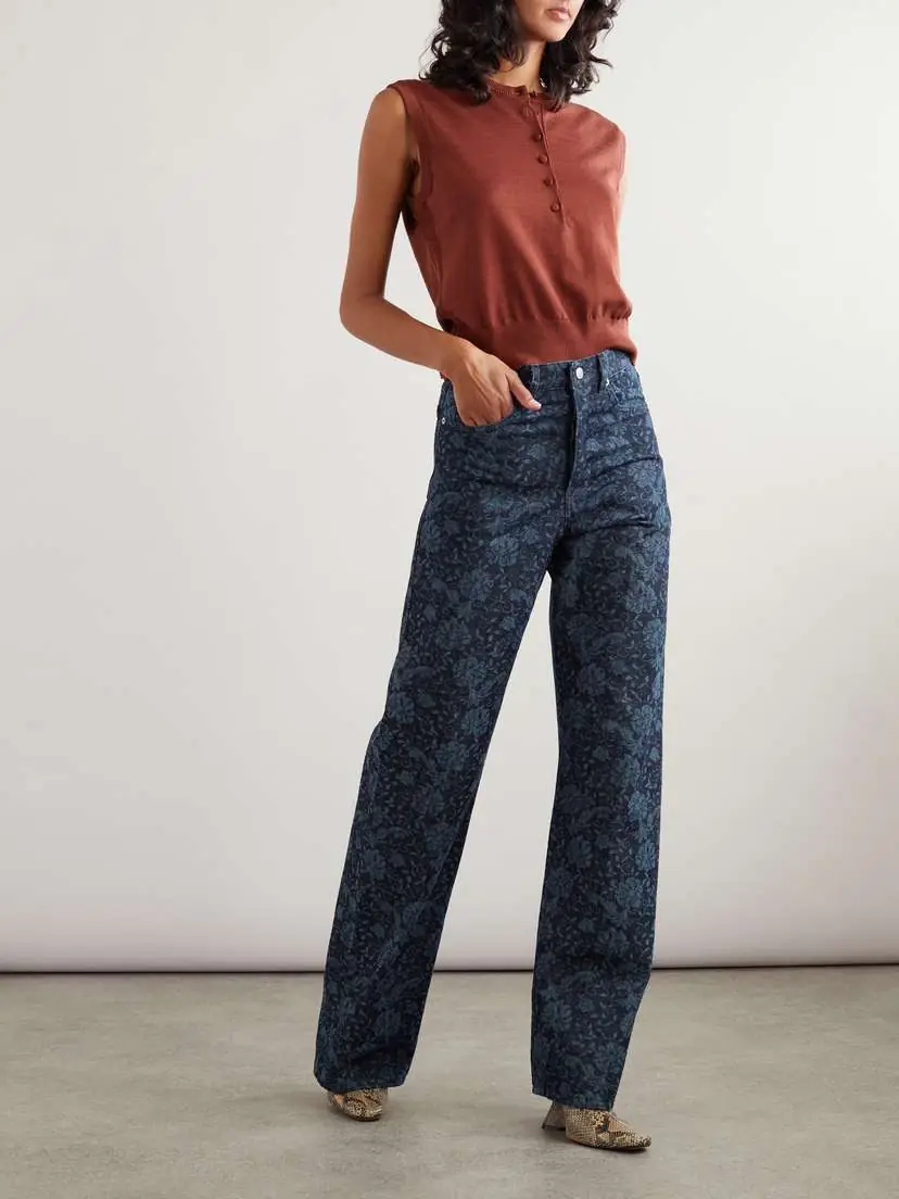 Dries Van Noten Bleached Mid-rise Straight-leg Jeans | Thumbnail 2
