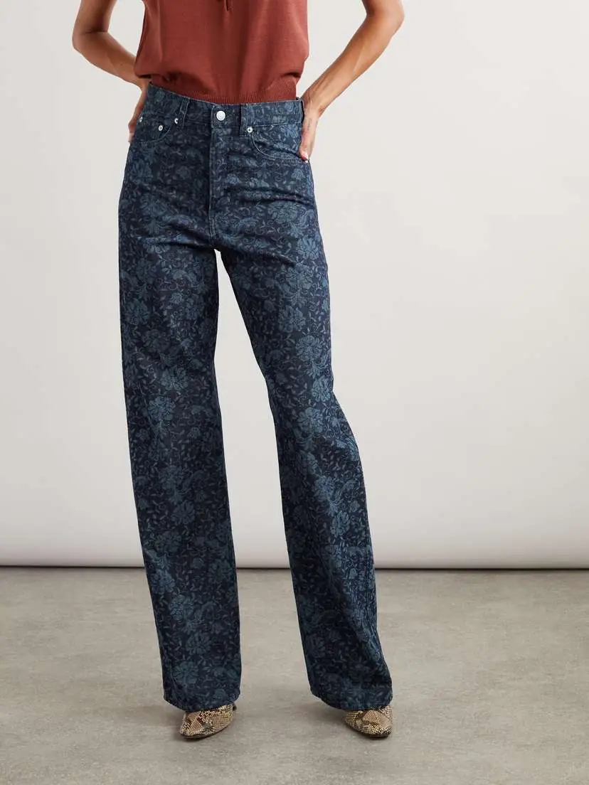 Dries Van Noten Bleached Mid-rise Straight-leg Jeans | Thumbnail 3