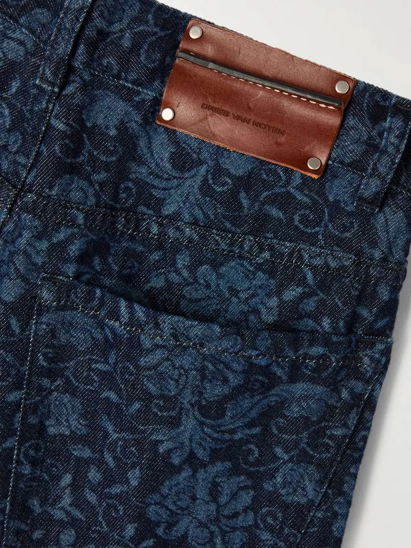 Dries Van Noten Bleached Mid-rise Straight-leg Jeans | Thumbnail 6