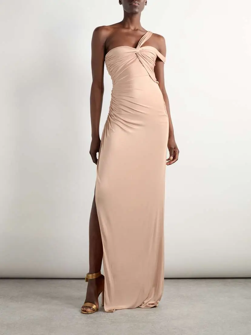 Tom Ford One-shoulder Stretch-jersey Maxi Dress | Thumbnail 2 Tom Ford One-shoulder Stretch-jersey Maxi Dress | Thumbnail 2