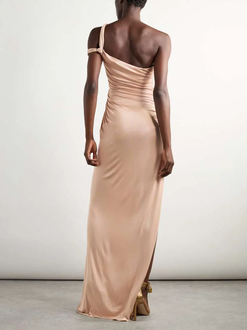 Tom Ford One-shoulder Stretch-jersey Maxi Dress | Thumbnail 3 Tom Ford One-shoulder Stretch-jersey Maxi Dress | Thumbnail 3