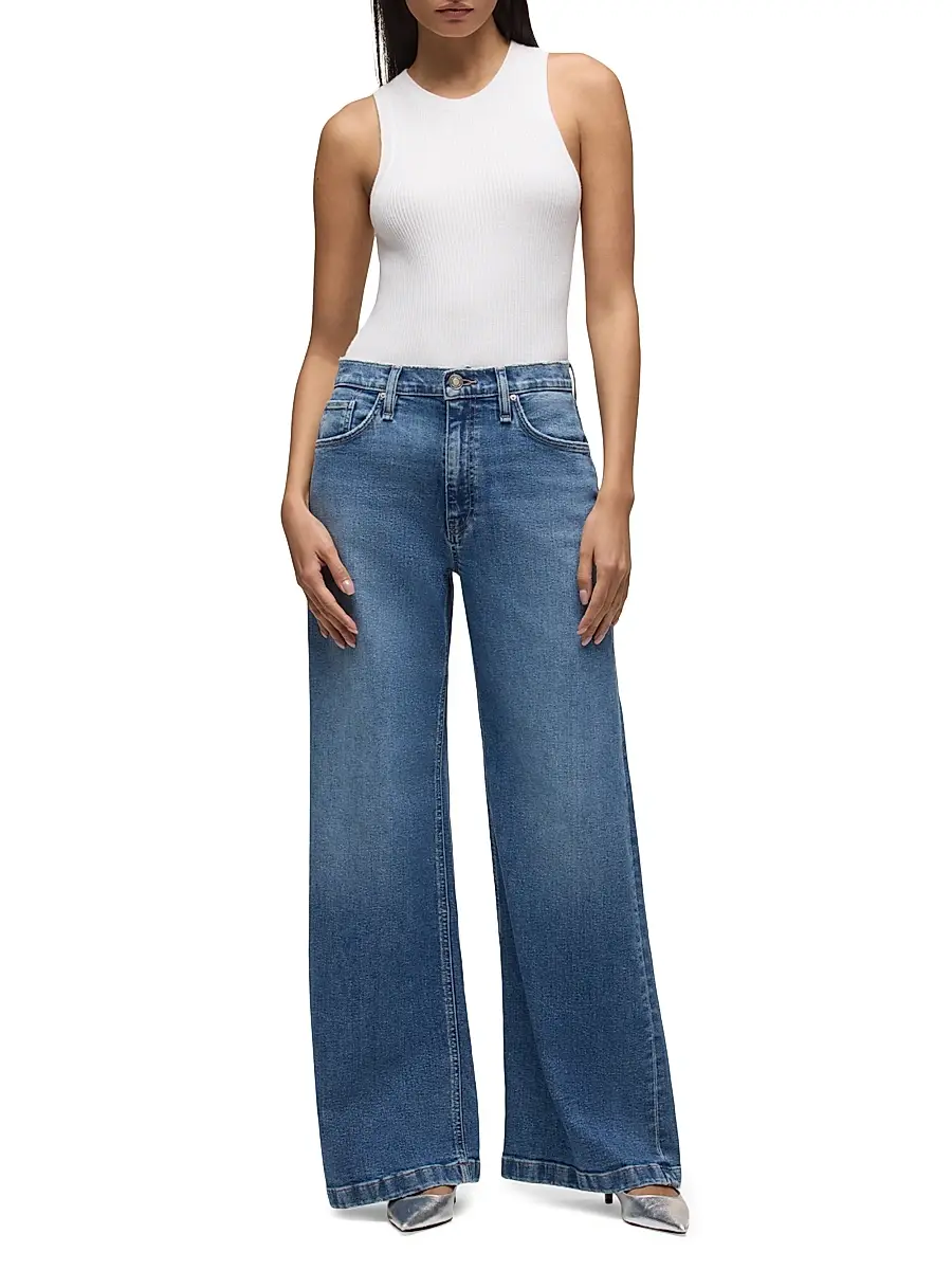 Hudson Jeans Women's Jodie Stretch Loose-Fit Wide-Leg Jeans | Thumbnail 2 Hudson Jeans Women's Jodie Stretch Loose-Fit Wide-Leg Jeans | Thumbnail 2