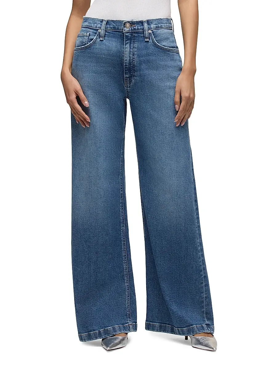 Hudson Jeans Women's Jodie Stretch Loose-Fit Wide-Leg Jeans | Thumbnail 4 Hudson Jeans Women's Jodie Stretch Loose-Fit Wide-Leg Jeans | Thumbnail 4