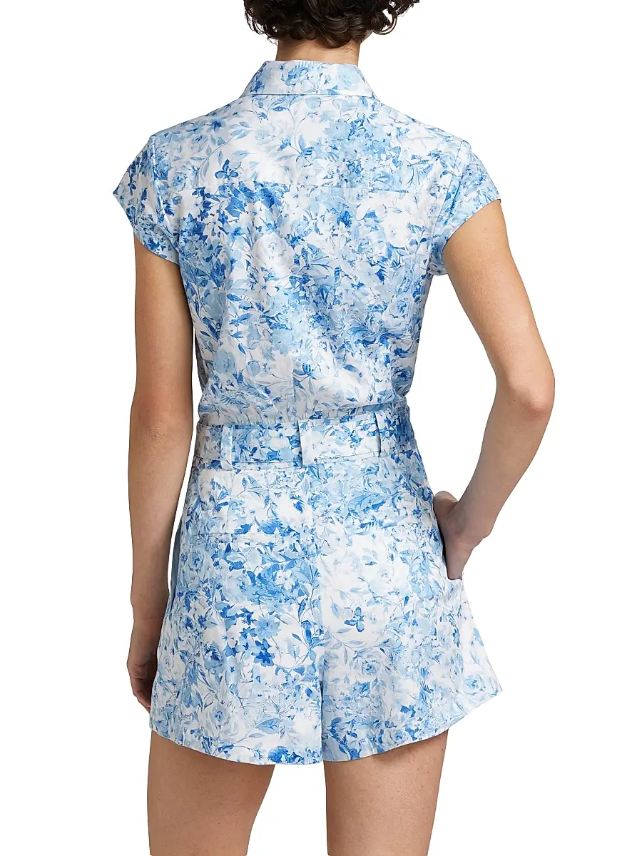 Generation Love Women's Morgan Floral Poplin Romper | Thumbnail 5 Generation Love Women's Morgan Floral Poplin Romper | Thumbnail 5