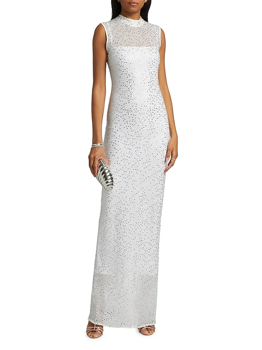 Mariandree Gaitan Women's Chleo Slit Maxi Dress | Thumbnail 2 Mariandree Gaitan Women's Chleo Slit Maxi Dress | Thumbnail 2