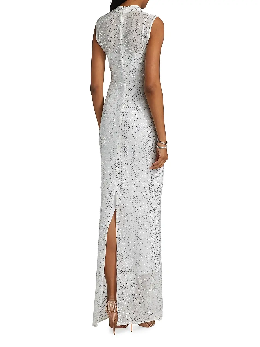Mariandree Gaitan Women's Chleo Slit Maxi Dress | Thumbnail 5 Mariandree Gaitan Women's Chleo Slit Maxi Dress | Thumbnail 5
