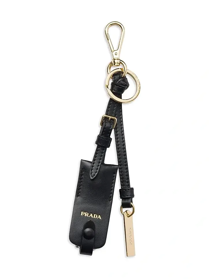 Prada Women's Leather Mirror Case Pendant