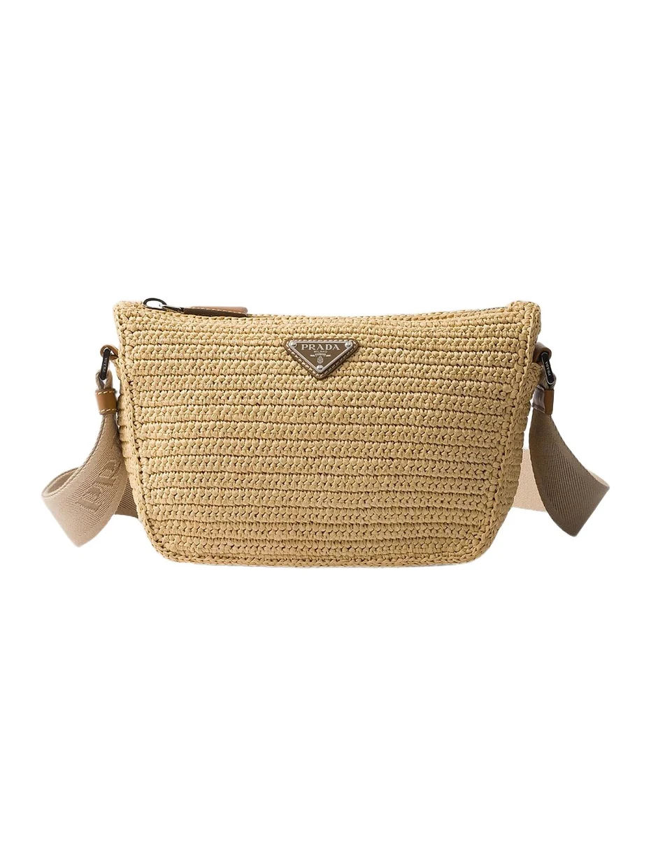 Prada Men's Crochet Shoulder Bag