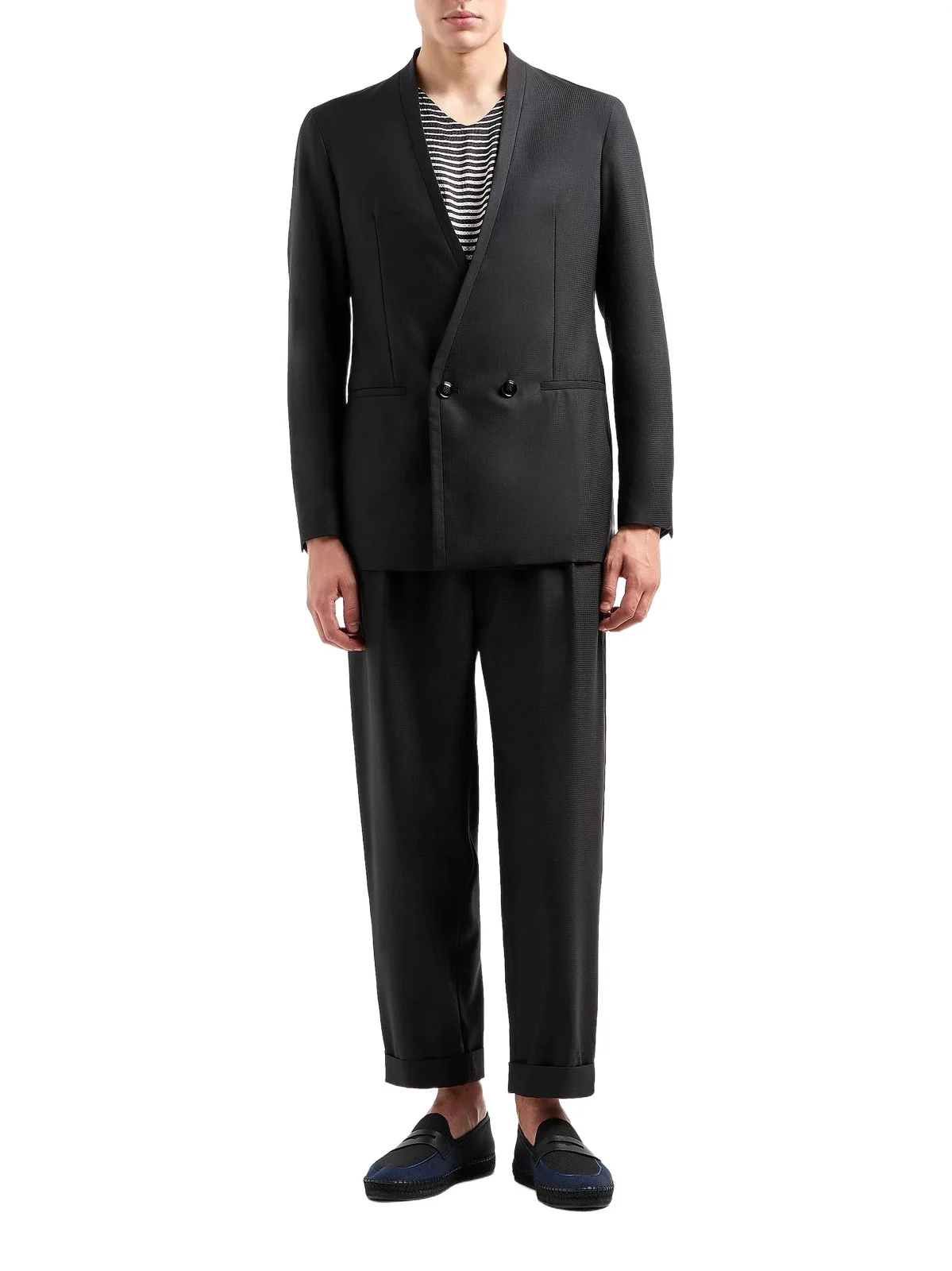 Men's Fashion Tonal Stripe Suit