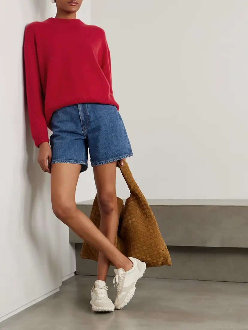 Anine Bing Kat Organic Denim Shorts | Thumbnail 2