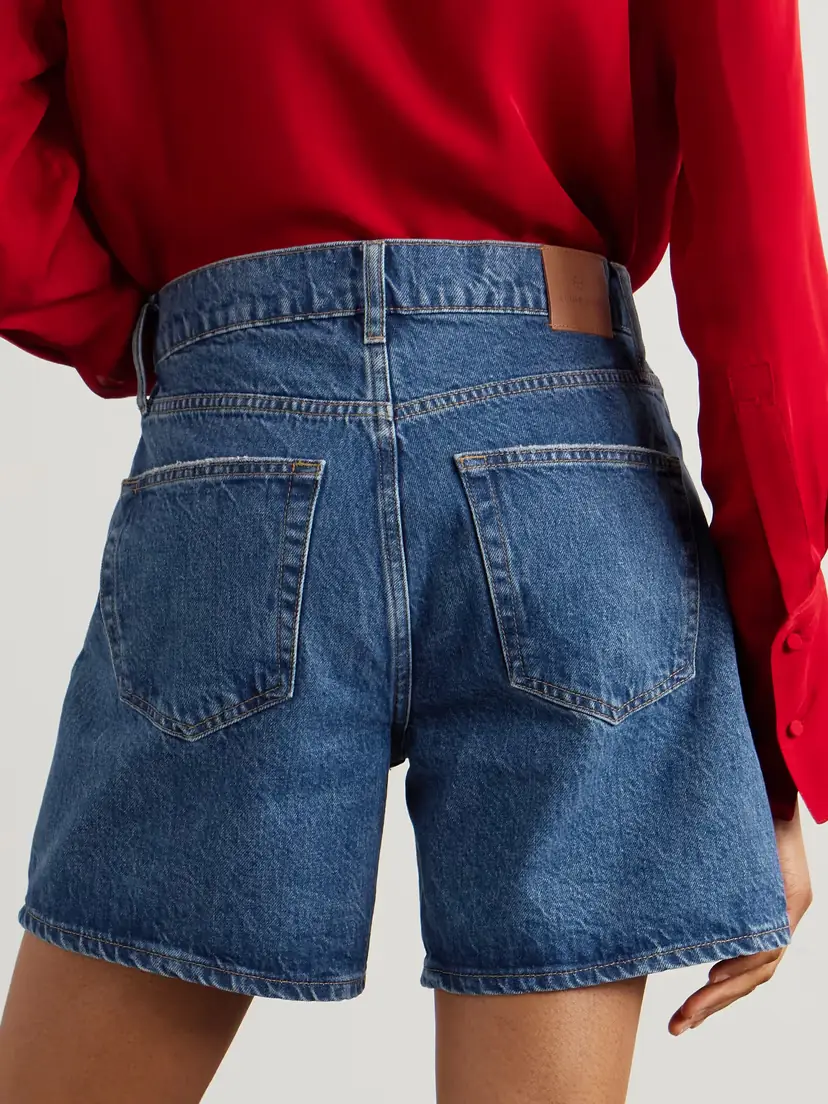 Anine Bing Kat Organic Denim Shorts | Thumbnail 4