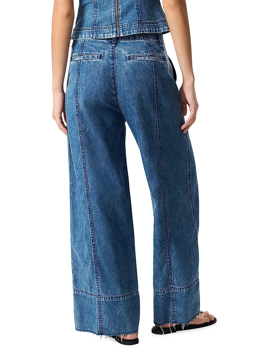 rag & bone Women's Featherweight Arianna Crop Palazzo Jeans | Thumbnail 4 rag & bone Women's Featherweight Arianna Crop Palazzo Jeans | Thumbnail 4