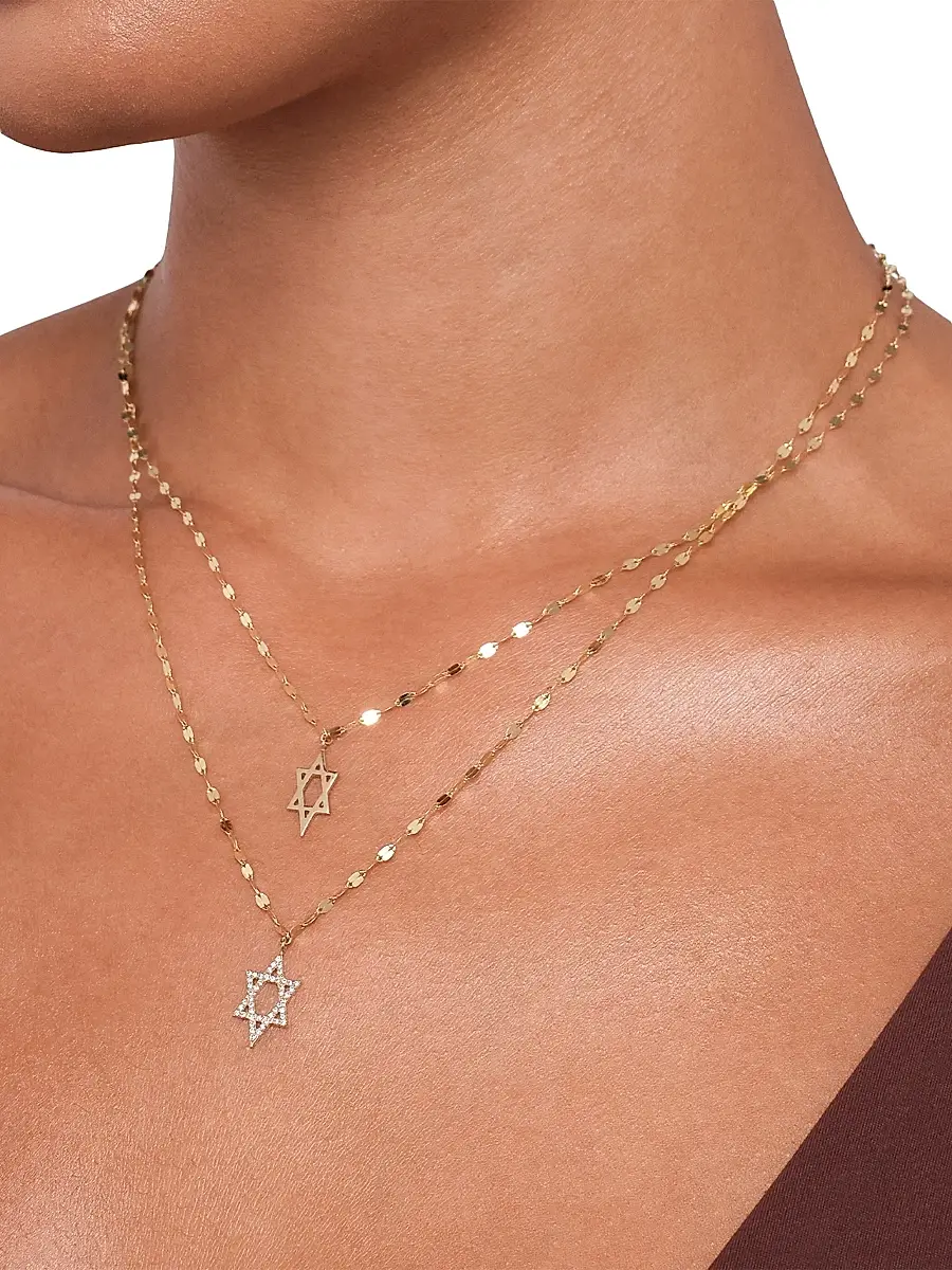 Lana Women's Star Of David 14K Yellow Gold Charm Necklace - Yellow Gold | Thumbnail 2 Lana Women's Star Of David 14K Yellow Gold Charm Necklace - Yellow Gold | Thumbnail 2