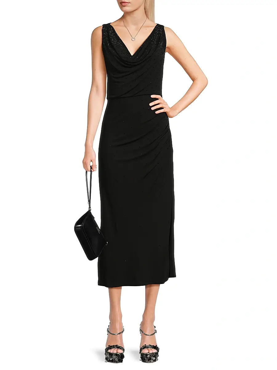 Ungaro Women's Mace Embellished Jersey Midi-Dress | Thumbnail 2 Ungaro Women's Mace Embellished Jersey Midi-Dress | Thumbnail 2