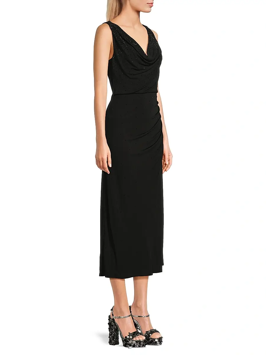Ungaro Women's Mace Embellished Jersey Midi-Dress | Thumbnail 4 Ungaro Women's Mace Embellished Jersey Midi-Dress | Thumbnail 4
