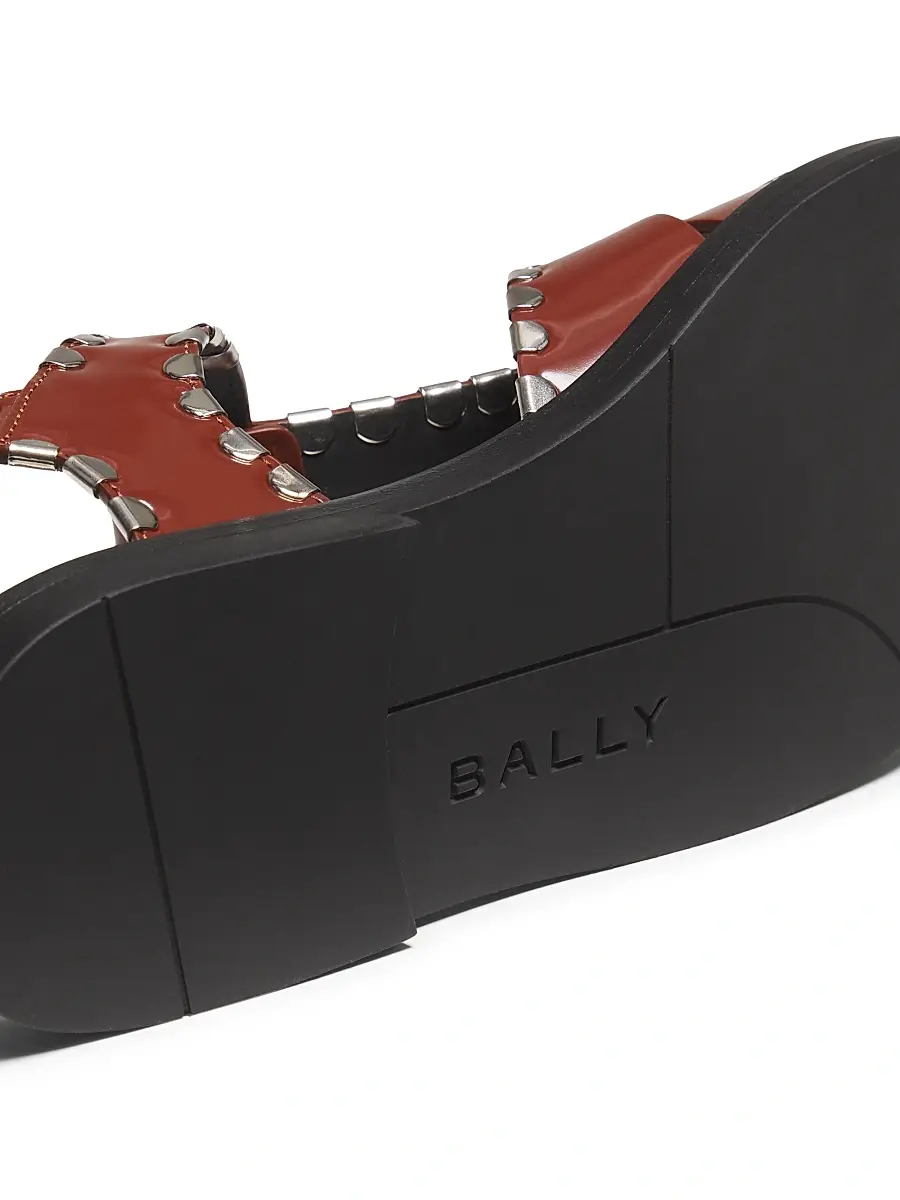 BALLY Women's Pasely Leather Fisherman Sandals | Thumbnail 6 BALLY Women's Pasely Leather Fisherman Sandals | Thumbnail 6