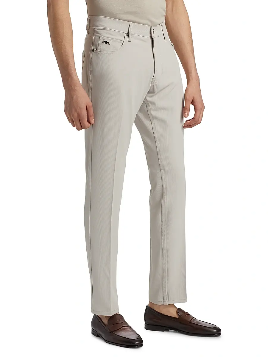 Emporio Armani Men's Techno Corduroy Pants | Thumbnail 4 Emporio Armani Men's Techno Corduroy Pants | Thumbnail 4