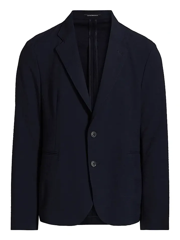 Emporio Armani Men's Soft Seersucker Blazer