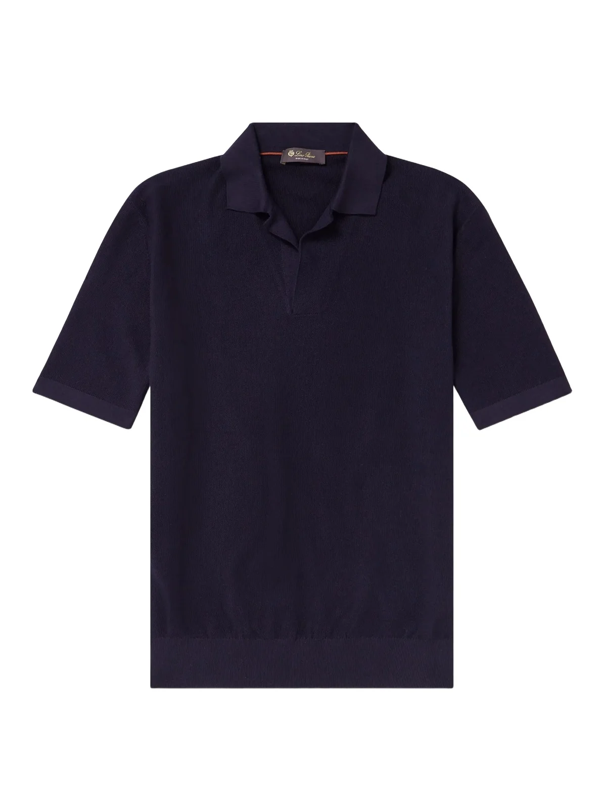 Cotton and Silk-Blend Piqué Polo Shirt - Men Cotton and Silk-Blend Piqué Polo Shirt - Men