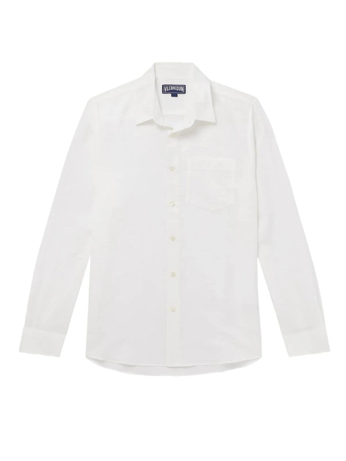 Vilebrequin Caroubis Cotton and Linen-Blend Gauze Shirt - Men