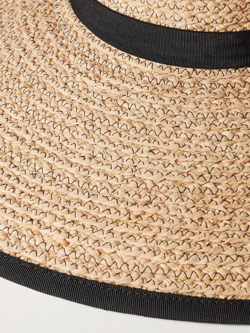 Gigi Burris Claiborne Grosgrain-trimmed Straw Sunhat | Thumbnail 4 Gigi Burris Claiborne Grosgrain-trimmed Straw Sunhat | Thumbnail 4