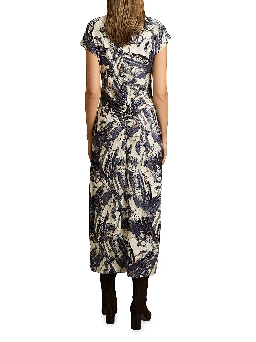 Reiss Women's Lennia Jersey Midi-Dress | Thumbnail 3