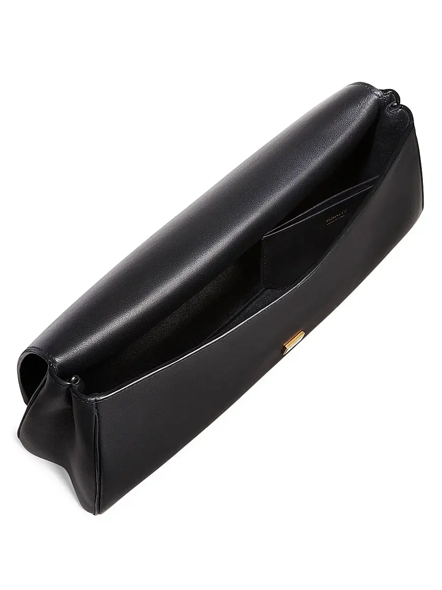 Khaite Women's Audrey Leather Clutch - Black | Thumbnail 3 Khaite Women's Audrey Leather Clutch - Black | Thumbnail 3