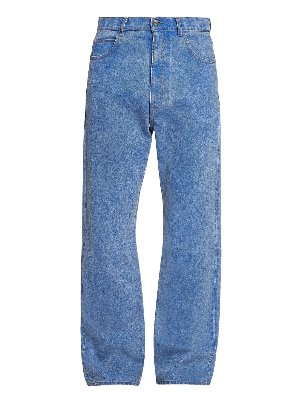 Men's Denim Wide-Leg Trousers