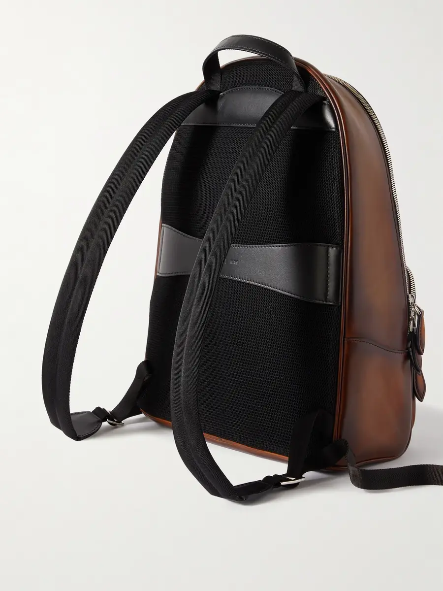 Berluti Time Off Scritto Venezia Leather Backpack - Men | Thumbnail 3