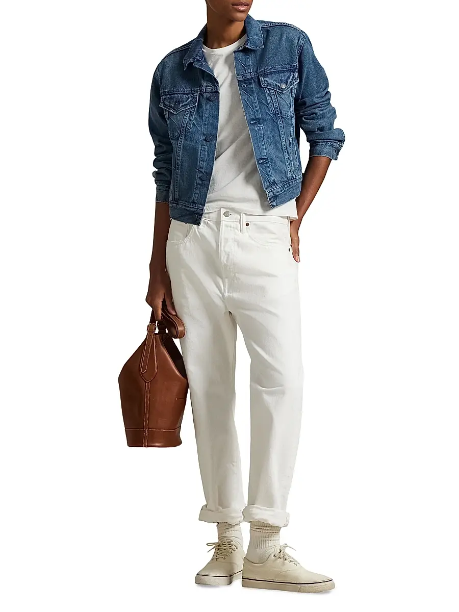 Polo Ralph Lauren Women's Relaxed Fit Denim Jacket | Thumbnail 2